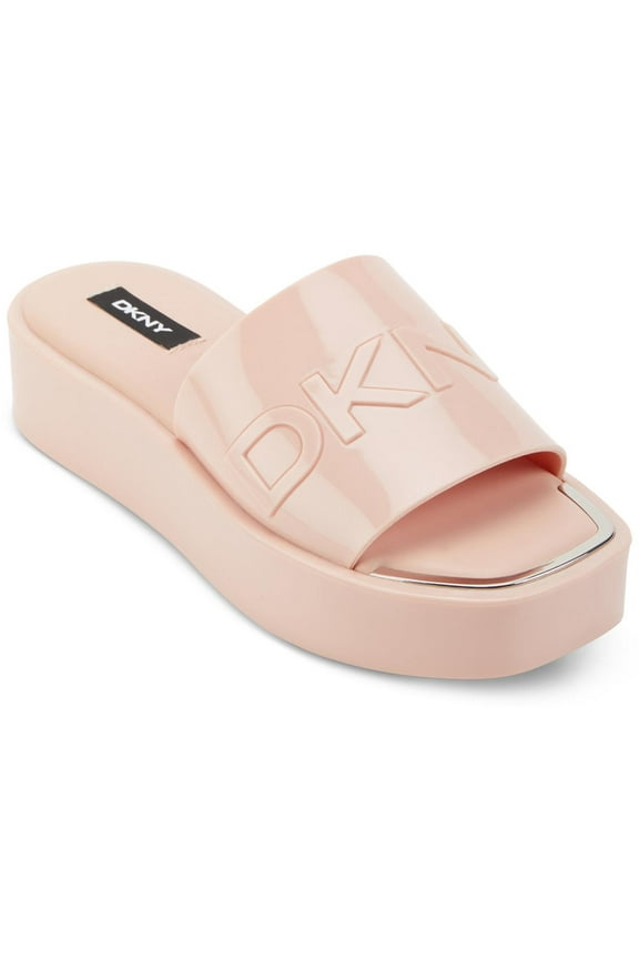 Women's Laren Platform Slide Sandals Pink Blush Wod Size 6
