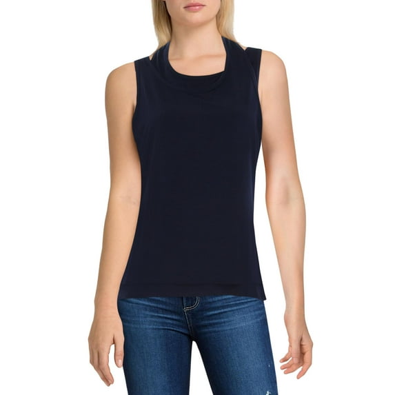 DKNY Womens Layered Sleeveless Tank Top