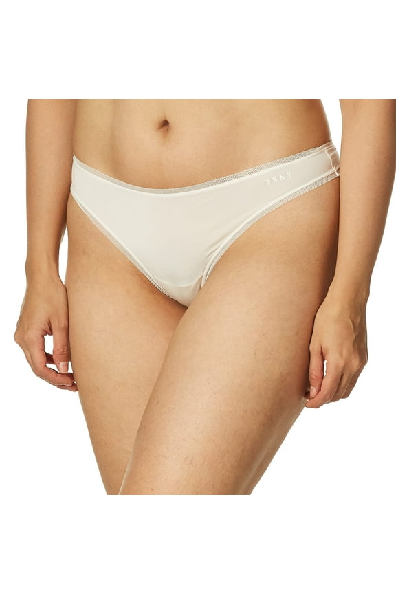 Women's Litewear Low Rise Thong Panty, Vanilla, X-Large