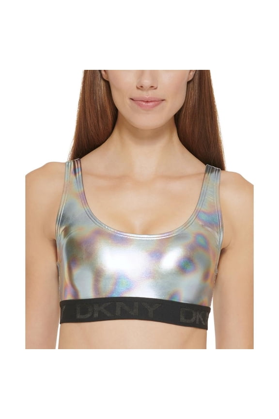 Women's Standard Sporty Bikini Top, White, X-Small