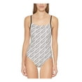 thumbnail image 1 of DKNY Womens Logo Removable Padding One-Piece Swimsuit, 1 of 4