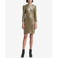 thumbnail image 1 of DKNY Womens Long Sleeve Sequin Dress, 1 of 2