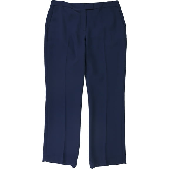 DKNY Womens Midrise Dress Pants, Blue, 12