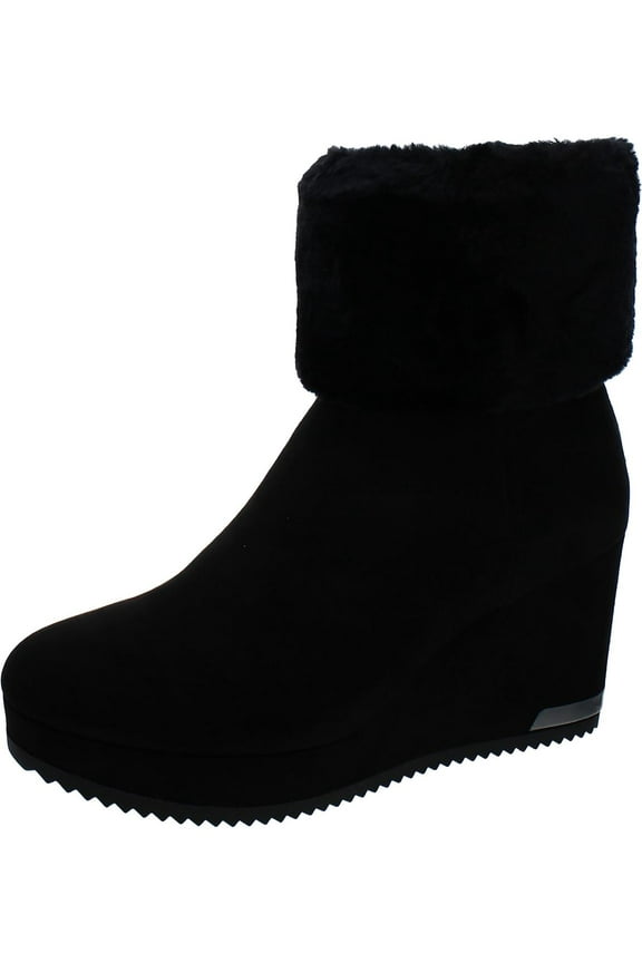 Womens Nadra Faux Suede Dressy Booties