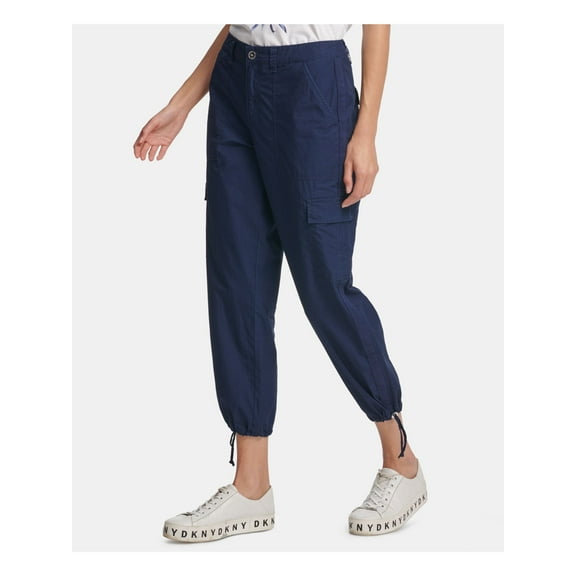 DKNY Womens Navy Cargo Pants 16