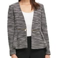 thumbnail image 1 of DKNY Womens Open-Front Tweed Jacket, 1 of 1