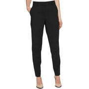 DKNY Womens Petites Essex Slim Mid-Rise Skinny Pants