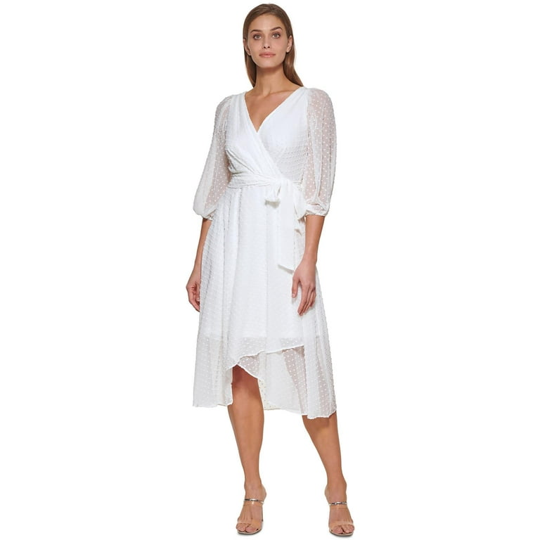 Donna karan wrap outlet dress