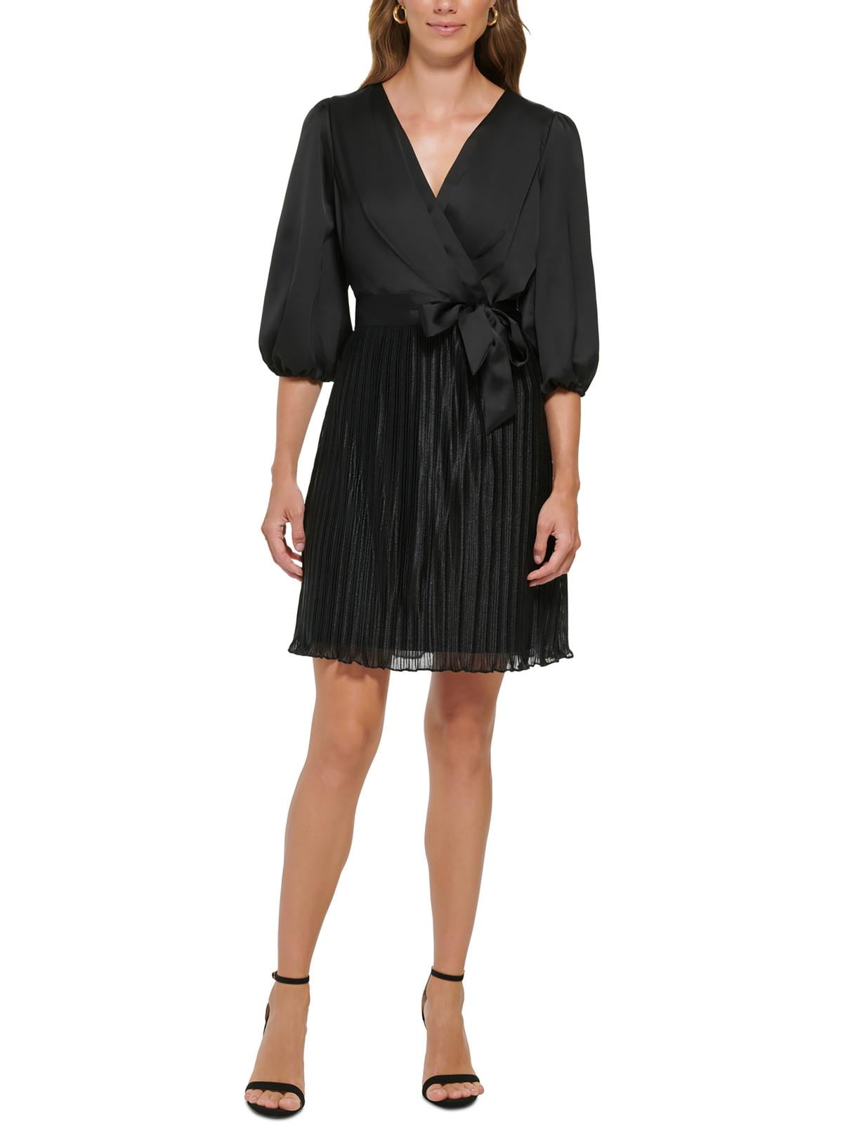 Dkny pleated outlet dress