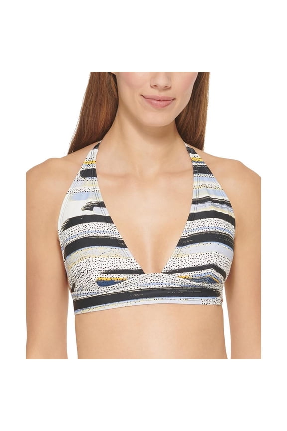 Womens Printed Halter Bikini Swim top