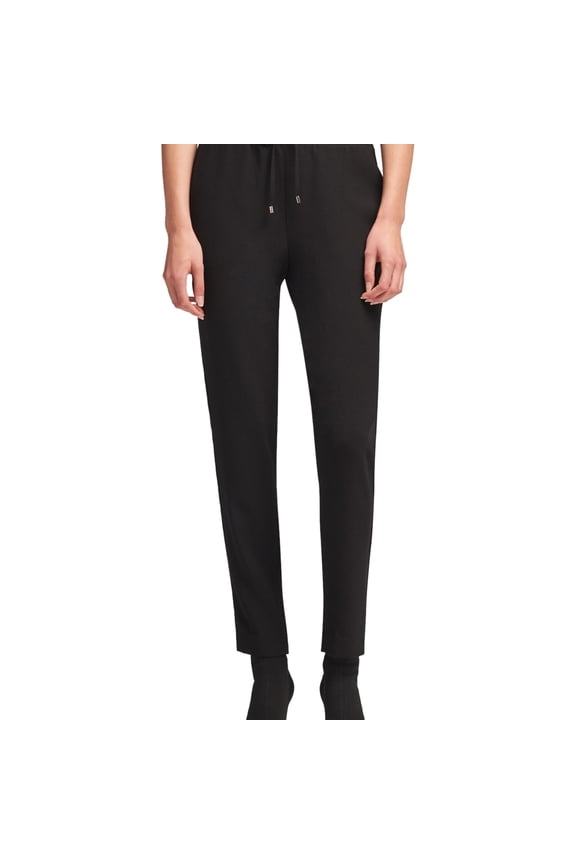 Womens Pull On Casual Lounge Pants, Black, X-Small