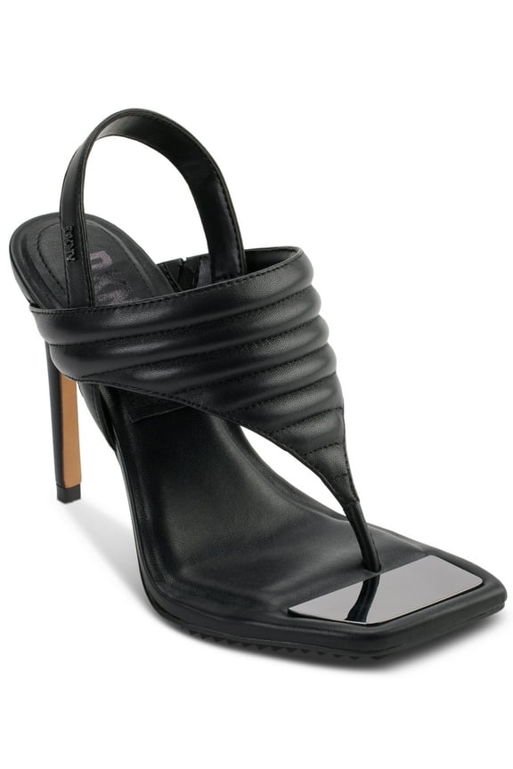 Womens Ranae Square-Toe Sling Black 7.5M