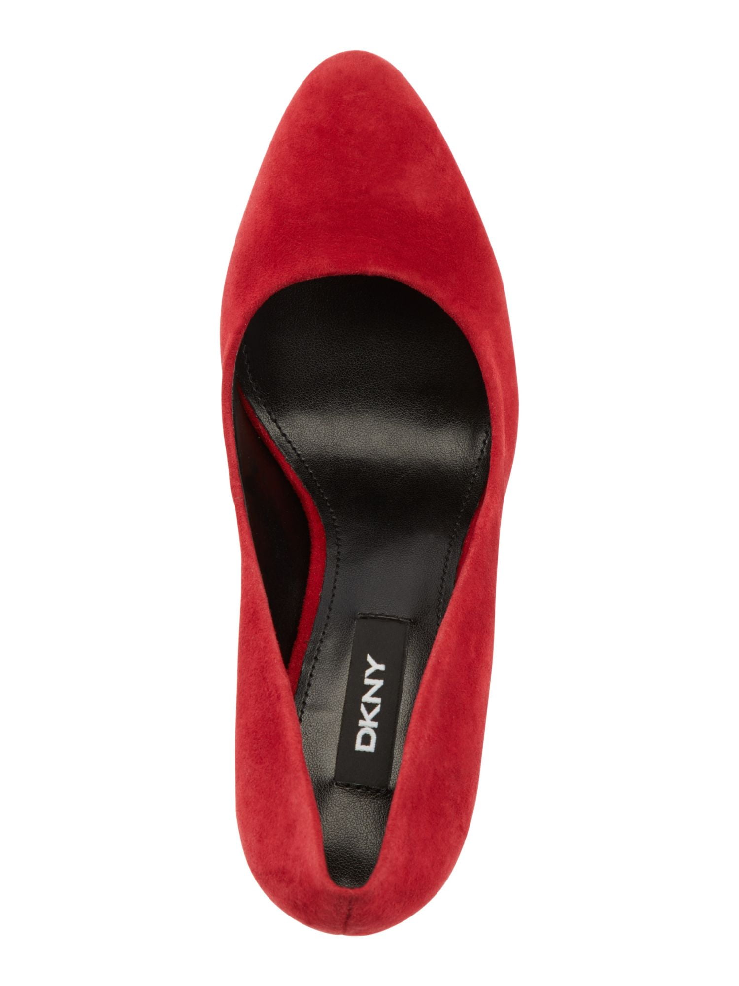 Red dkny shoes sale