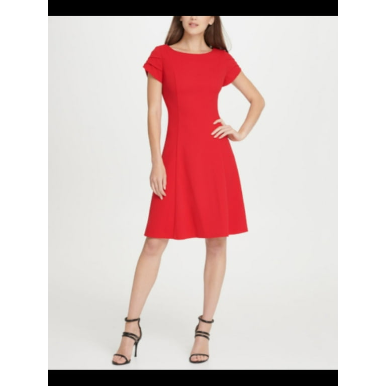 Dkny red outlet dress