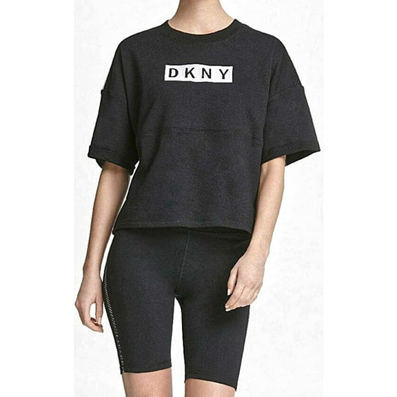 DKNY Womens Relaxed Logo Top