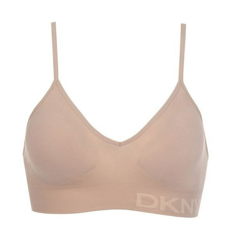 DKNY Womens Removable Cups Racerback Sports Bra 1 Pack 