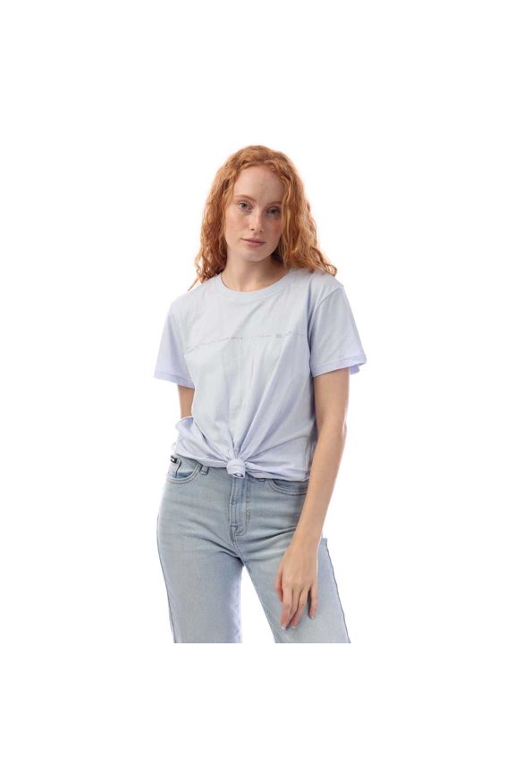 Womens Rhinestone Stripes T-Shirt