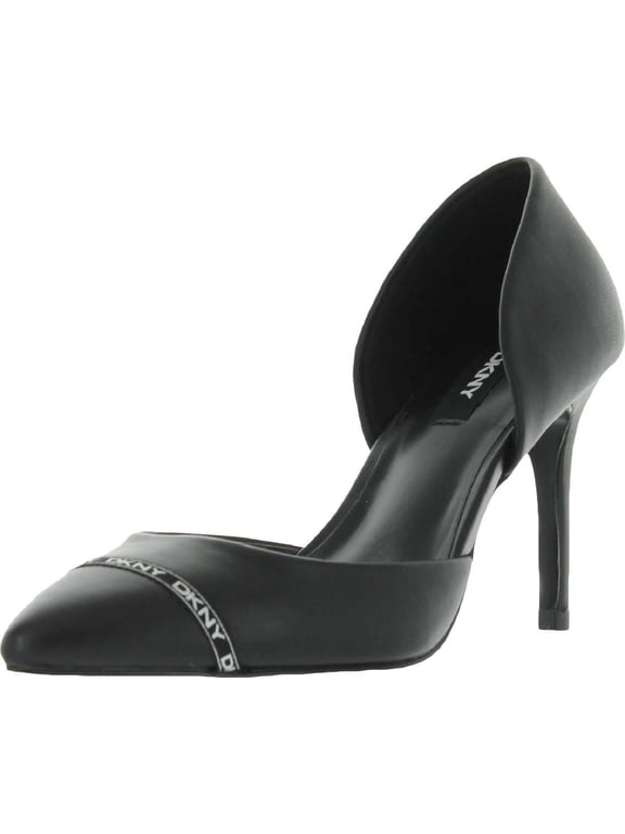 Womens Rosetta Leather Logo Pumps