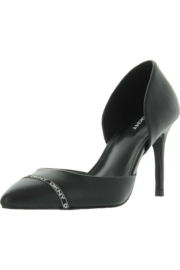 Womens Rosetta Leather Logo Pumps