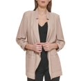 thumbnail image 1 of DKNY Womens Ruched Suit Separate Open-Front Blazer, 1 of 2