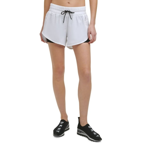 DKNY Womens SPORT Dolphin Hem Shorts