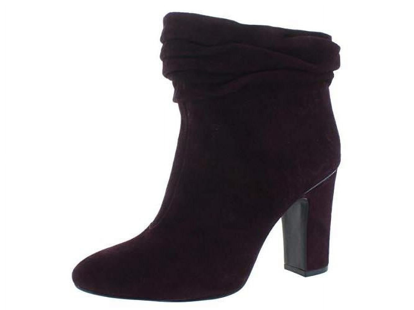 DKNY Womens Sabel Suede Ankle Booties Purple 8 Medium B Walmart