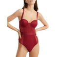 thumbnail image 1 of DKNY Womens Sheers Convertible Bodysuit Style-DK6008, 1 of 2