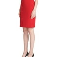 thumbnail image 1 of DKNY Womens Solid Pencil Skirt, Red, 18, 1 of 1
