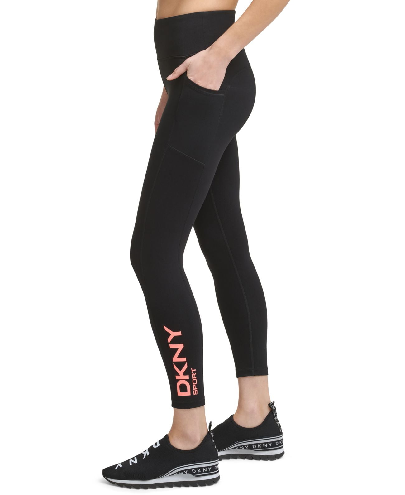 DKNY Womens Sport City Graffiti Logo Leggings
