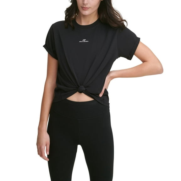 DKNY Womens Sport Cotton Logo T-Shirt