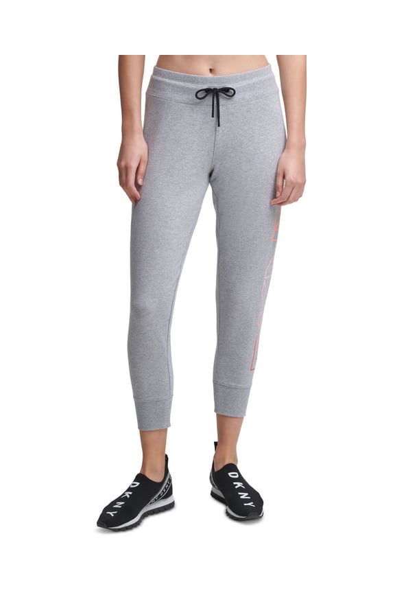 Womens Sport Ombre Logo Cropped Jogger Pants
