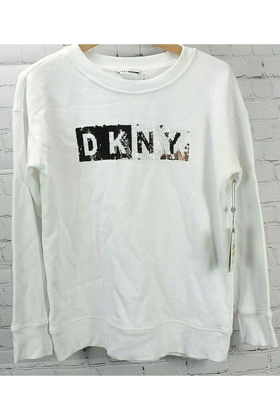 Womens Sport Sequin Logo Long Line Sweatshirt