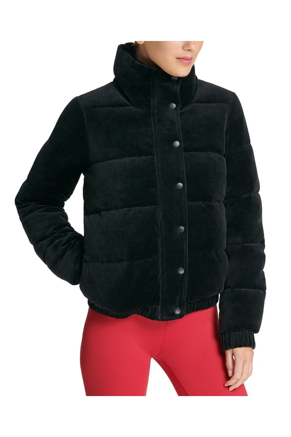 Womens Sport Velour Puffer Jacket Size XS