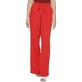 thumbnail image 1 of DKNY Womens Stretch Pull On Wide Leg Pants, 1 of 2