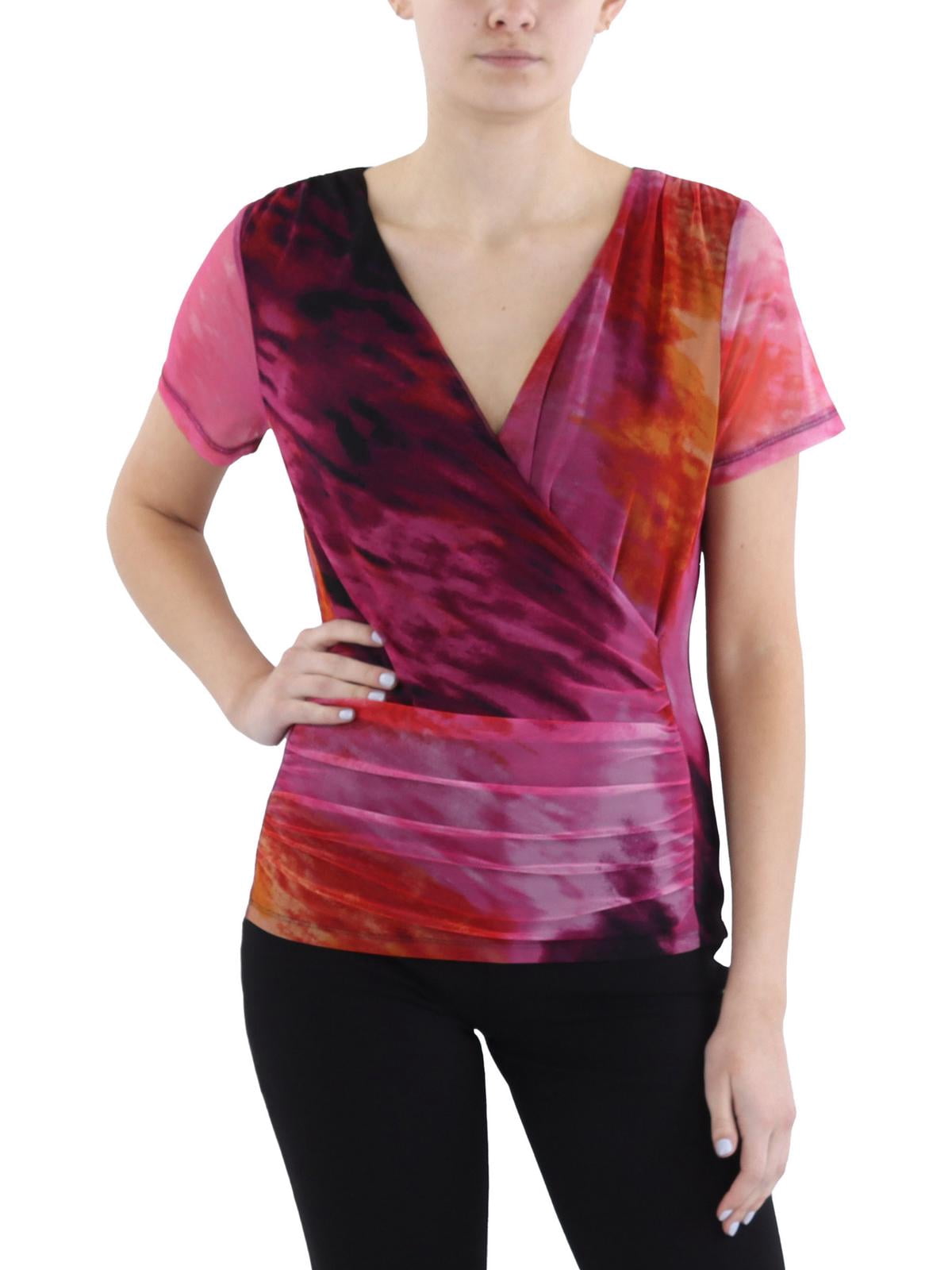 dkny wrap top