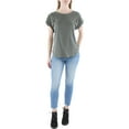 thumbnail image 1 of DKNY Womens Tee Crewneck Pullover Top, 1 of 2