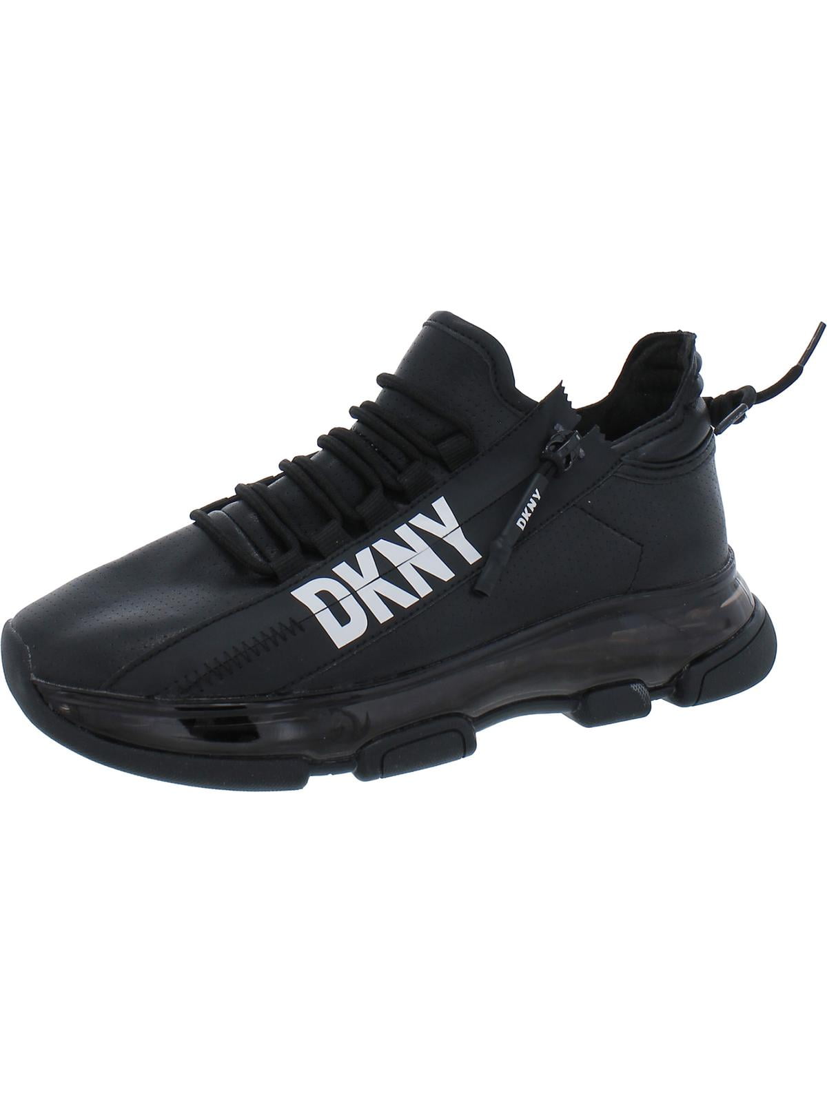 DKNY Women's Tokyo Lace-up Zip Sneakers Edgy and Urban Chic