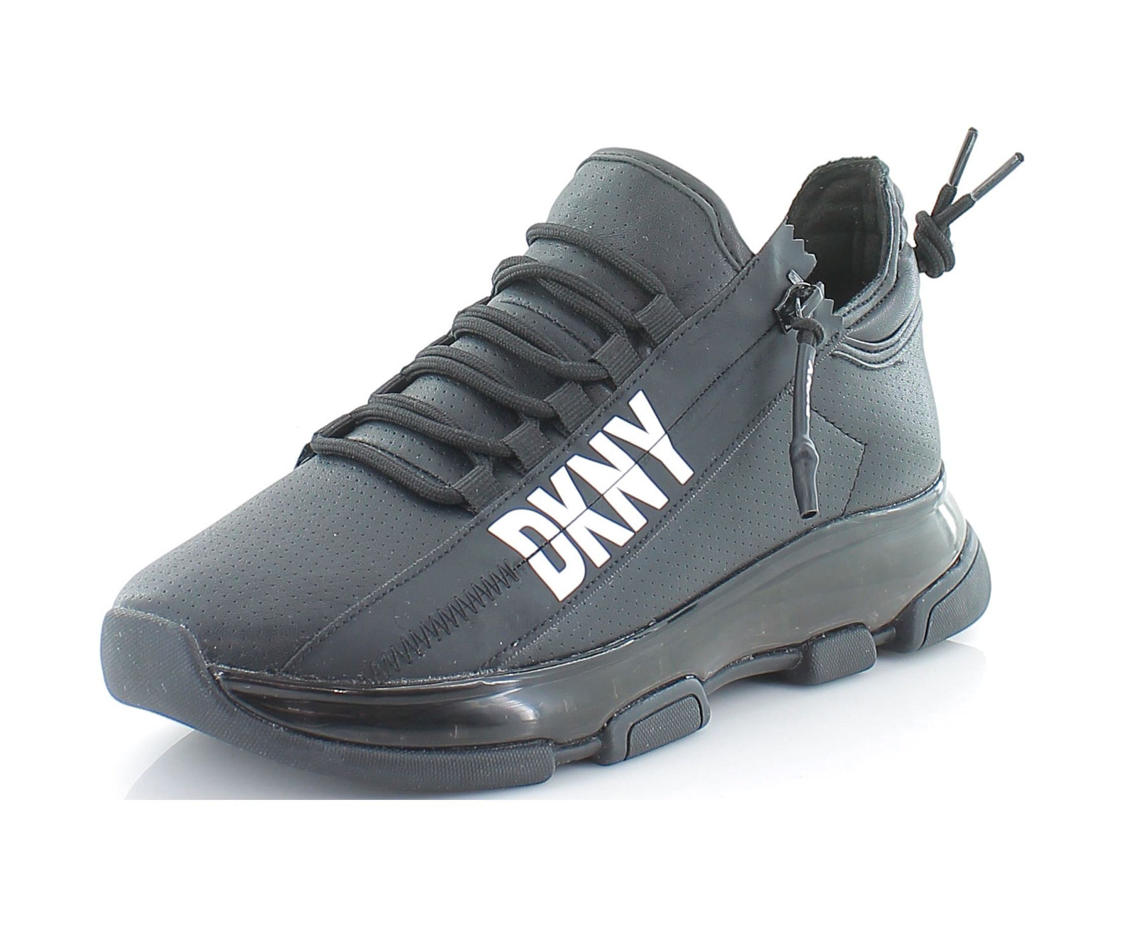 DKNY Womens Tokyo Slip On Sneaker, Adult, Black/White, 6.5 M US