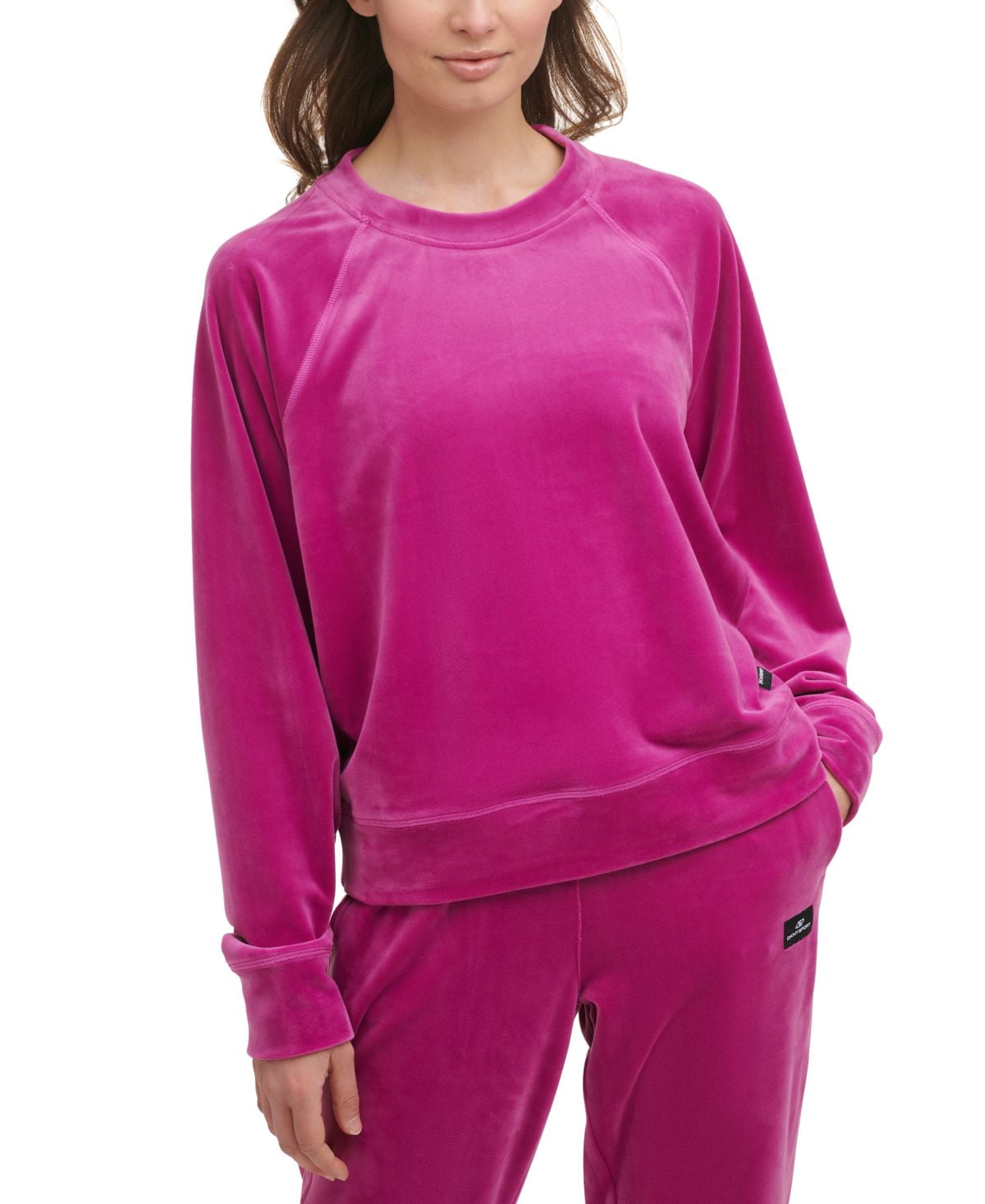 Dkny velour tracksuit sales