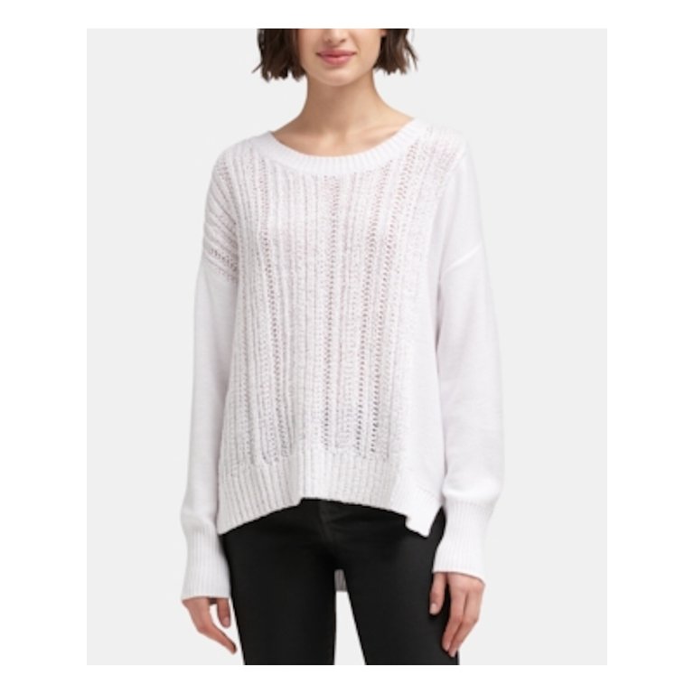 Dkny white store sweater