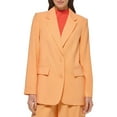 thumbnail image 1 of DKNY Womens Woven Long Sleeves Two-Button Blazer, 1 of 2