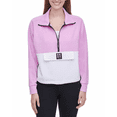 thumbnail image 1 of DKNY half zip pull over Large pink, 1 of 3