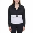 thumbnail image 1 of DKNY half zip pull over black Large, 1 of 2