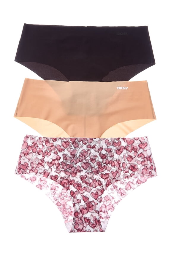 womens  3pk Laser Cut Anywhere Hipster, XL