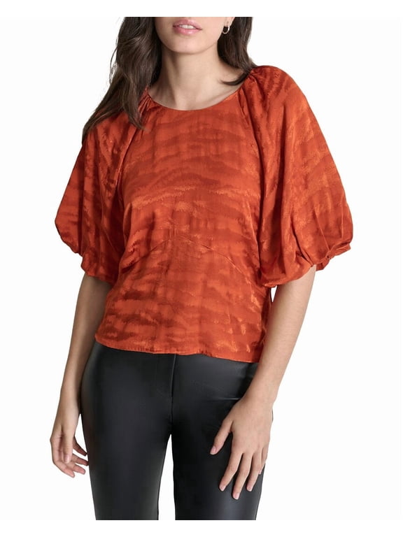 womens Bubble Sleeve Top, s