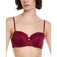 thumbnail image 1 of DKNY womens  Deco Lace Balconette, 36A, Red, 1 of 3