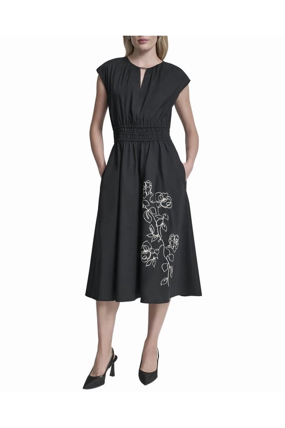 womens Fit & Flare Dress, 8