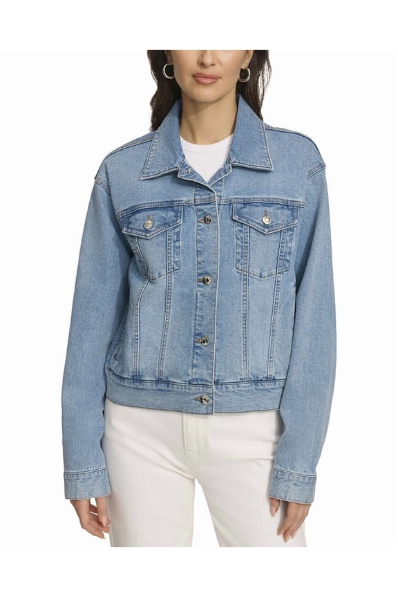 womens Foundation Trucker Jacket, l