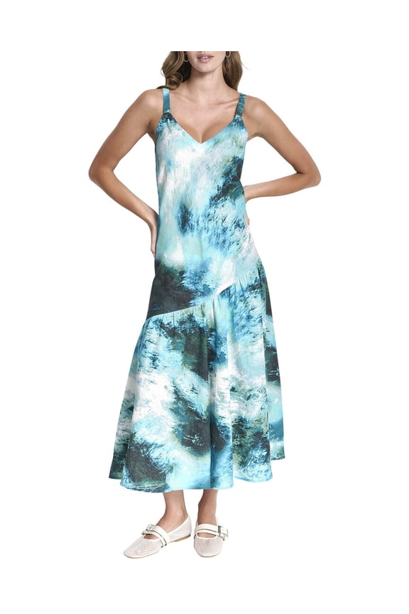 womens Linen Dress, l