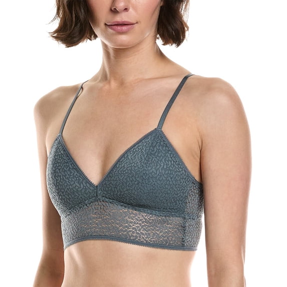 DKNY womens Modern Lace Racerback Bralette, l